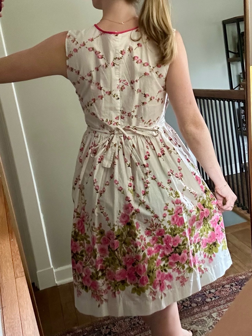Vintage 50s/60s Cotton Sundress - Picture 3 of 9